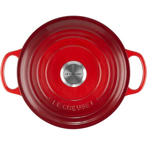 Le Creuset Signature Round Casserole 24 Cm Cherry Red 3.2 L (21179240602430)