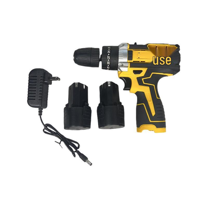 21V Multifunctional Lithium Battery Impact Drill & Electric Screwdriver Set
