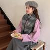 Winter new Christmas new knitted scarf fashionable versatile high sense warm neck protection against wind and cold scarf