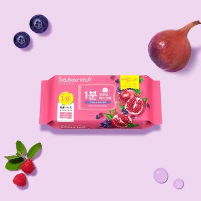 Saborino Morning Facial Sheet Mask Palmer Granite Moisture Rich 30ea