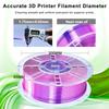 3D Printer Dual Color Filament Pla 1Kg Silk Filament 1.75Mm Two-Tone 3D Printing Material Two Color Filament Sublimation Duotone