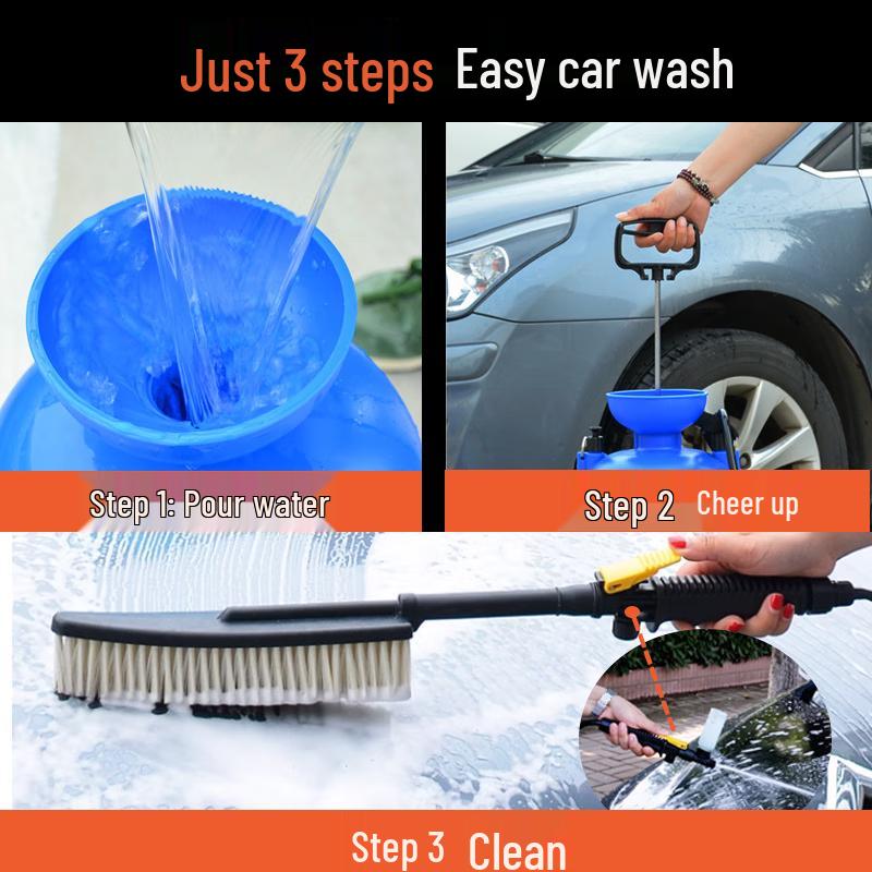 Carvis 12L Manual Portable High-Pressure Car Wash Sprayer