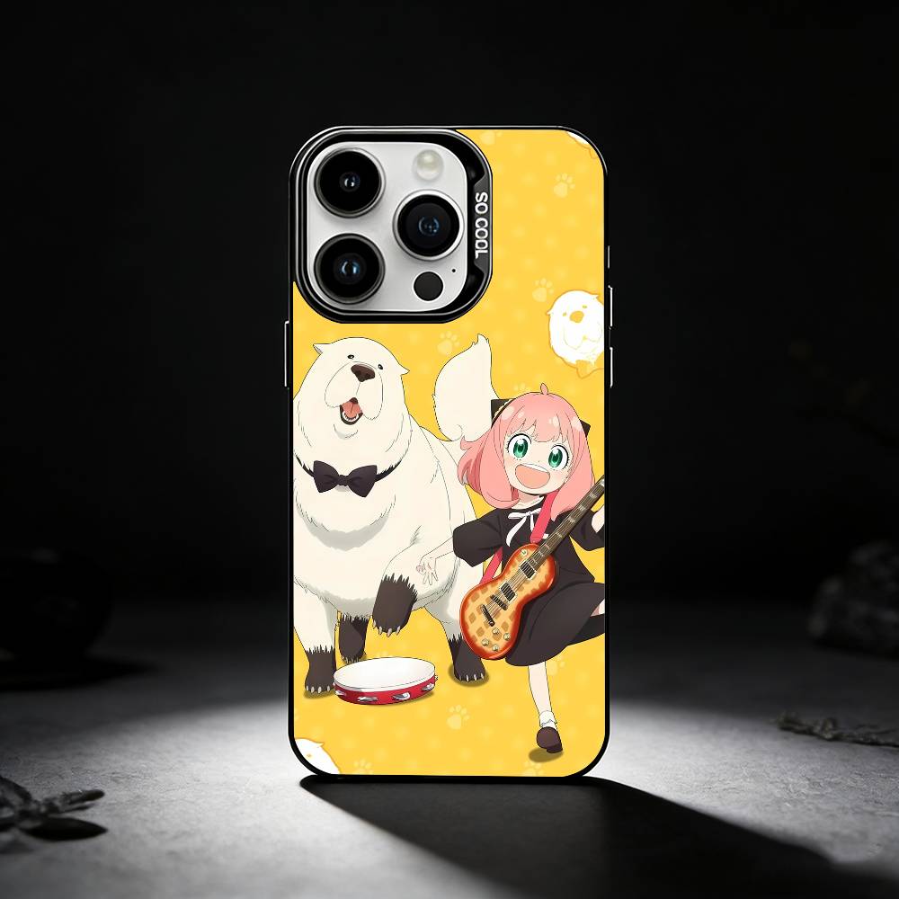 

Spy x F-Family Phone Case For iPhone 17,16,15,14,13,12,11 Plus,Pro Max,XS,Colored silver phone case iPhone13
