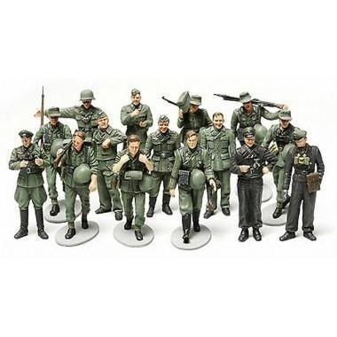 Figurines maquettes - TAMIYA - Réf. 32530 - 1/48 - Infanterie allemande 2e GM - 15 figurines
