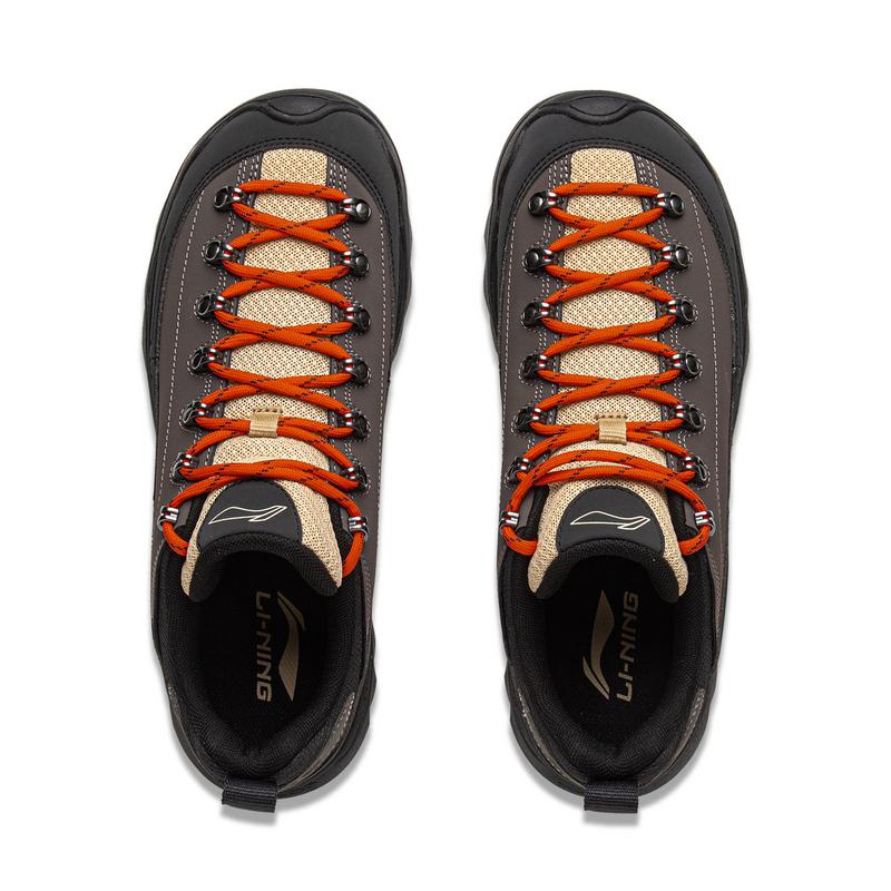 Li Ning Outdoor CF Tracing, Forest Grace Low top Hiking Shoes Unisex Stone Gray/Night Black AHCV055-1