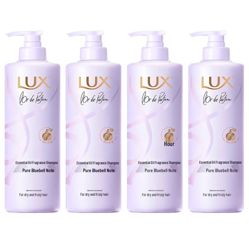 LUX Pure Bluebell Fragrance Shampoo 4x470g