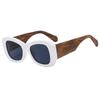 Square Sunglasses Women Men Colorful Wide Glasses Legs Travel Shades Male Female Uv400   Retro Brand Designer Luxury