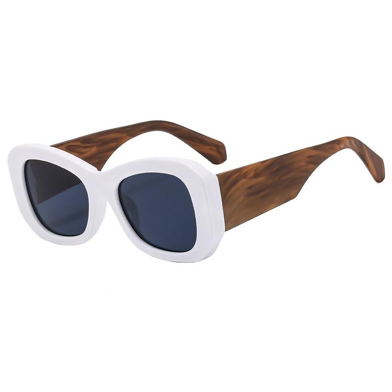 Square Sunglasses Women Men Colorful Wide Glasses Legs Travel Shades Male Female Uv400   Retro Brand Designer Luxury