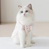 Pet summer lightweight halter dress with polka dots  cat-themed pet clothing for dogs