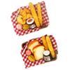 1:12 Dollhouse Miniature Breakfast Set Bread Basket Doll House Food Accessories