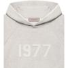 Fear of God Essentials Felpa con Cappuccio 1977 Series SS22 Flanellata con Fodera in Pile Uomo Top Beige Chiaro FOG-SS22-779