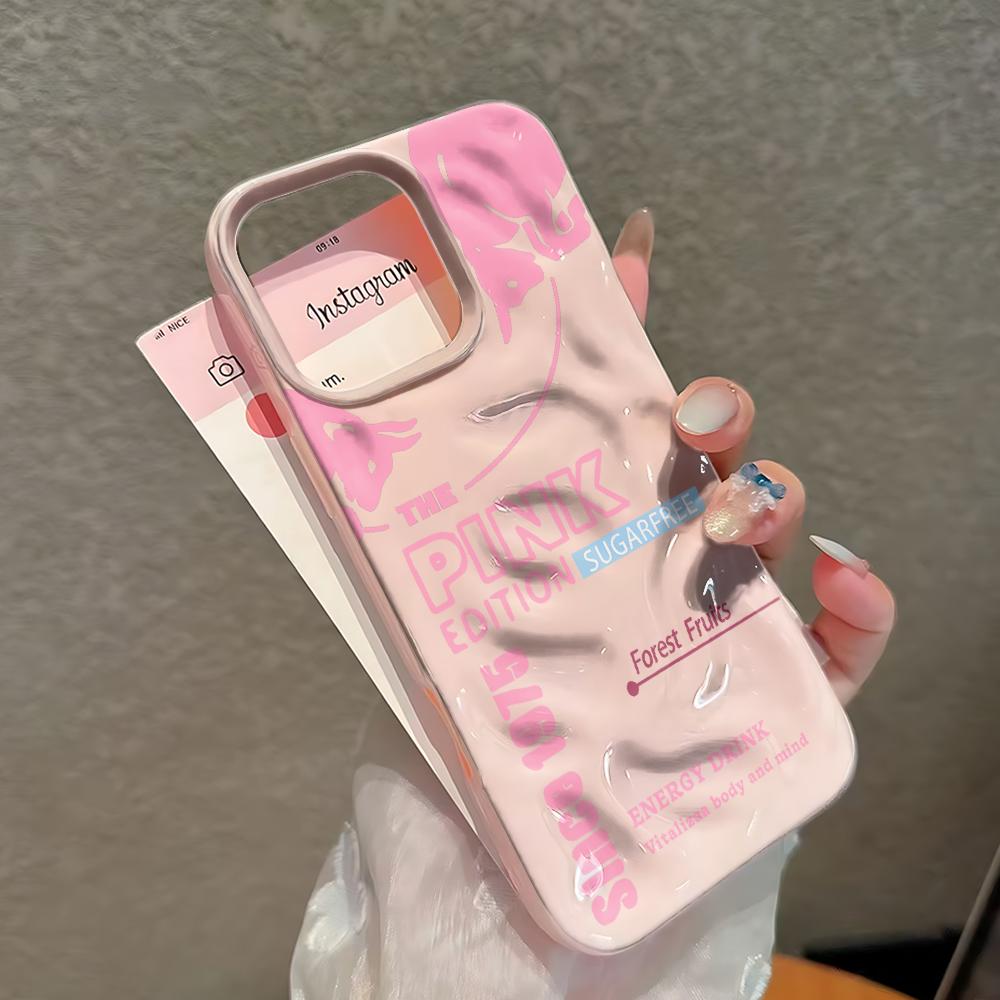 Beverage Style Clear Silicone Case For Iphone 12 14 Plus 11 16 13 17 15 Pro Max Anti-Yellowing Slim Protective Cover