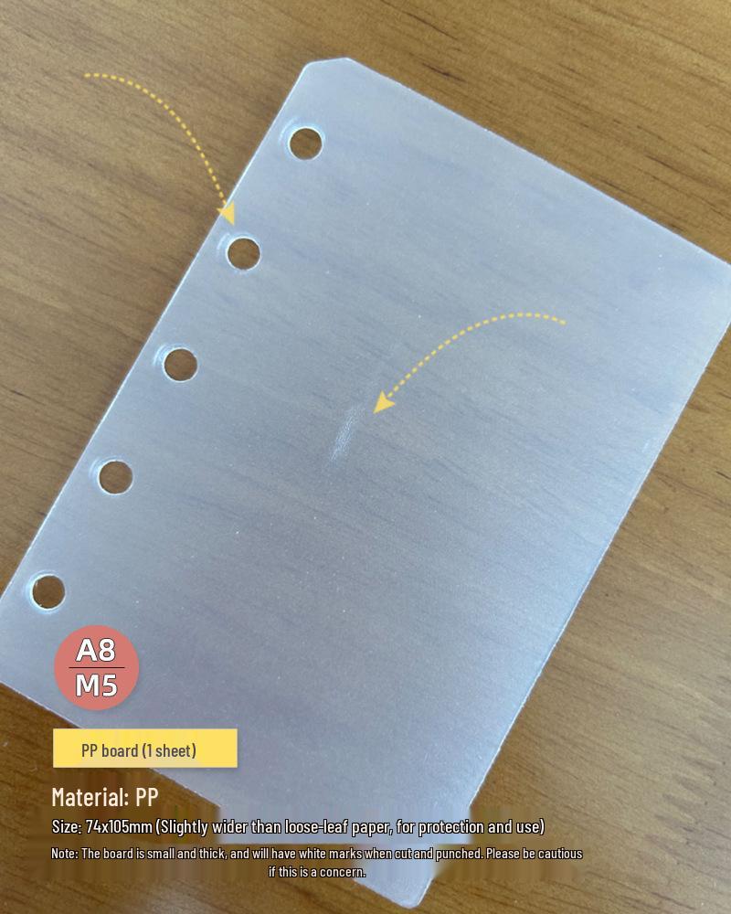 

M5 A8 Planner Refill Set: Grid, Blank, To-Do, Monthly Plan, 5-Hole Loose-Leaf Pages, German Stock