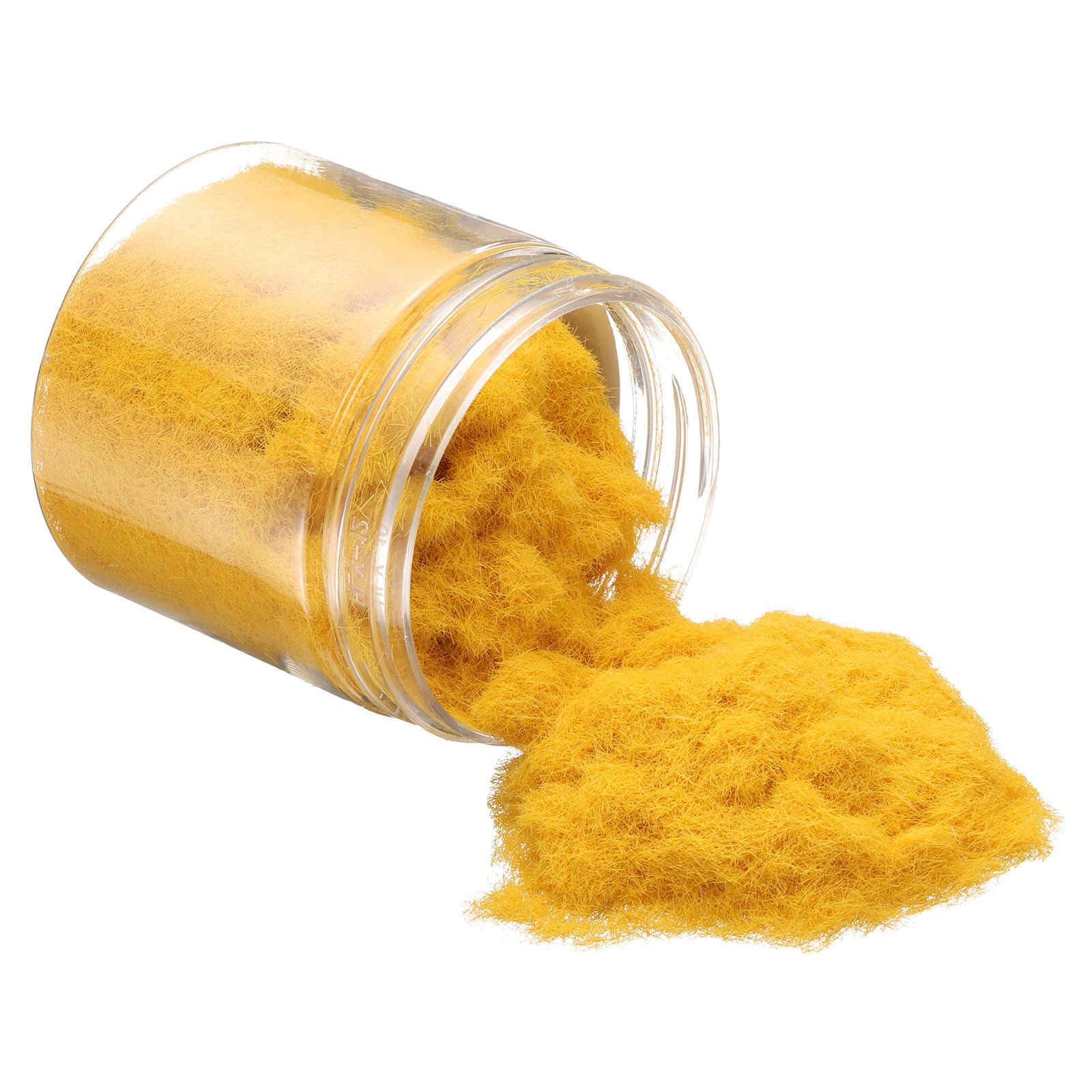 

CoCud Model Grass Terrain Powder 185ml Capacity, for Fake Miniature Flowers, Grass Trees, 3mm Nylon, Yellow - (Uses: DIY Dollhouse, Fairy Garden,