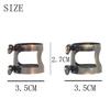 High Pitched/Mid Pitched/Alto/Clarinet Saxophone Mouthpiece Clip Saxophone Metal Mouthpiece Clip Saxophone Accessories