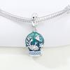 Copper Marine Life Crystal Ball Beads Original Pendants Bracelet Charm Jewelry Party Diy Trendy Gifts