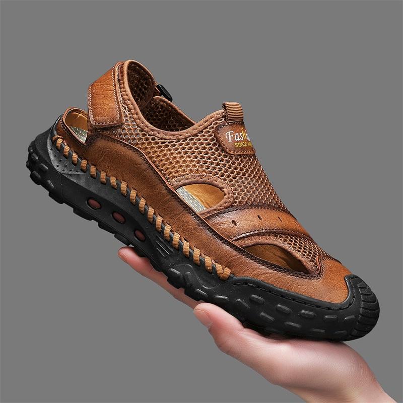 Beach Business Casual Shoes New Men Water Trekking Loafers Summer Male Comfortable Flats Classic Roman Sandals Outdoor Sneaker