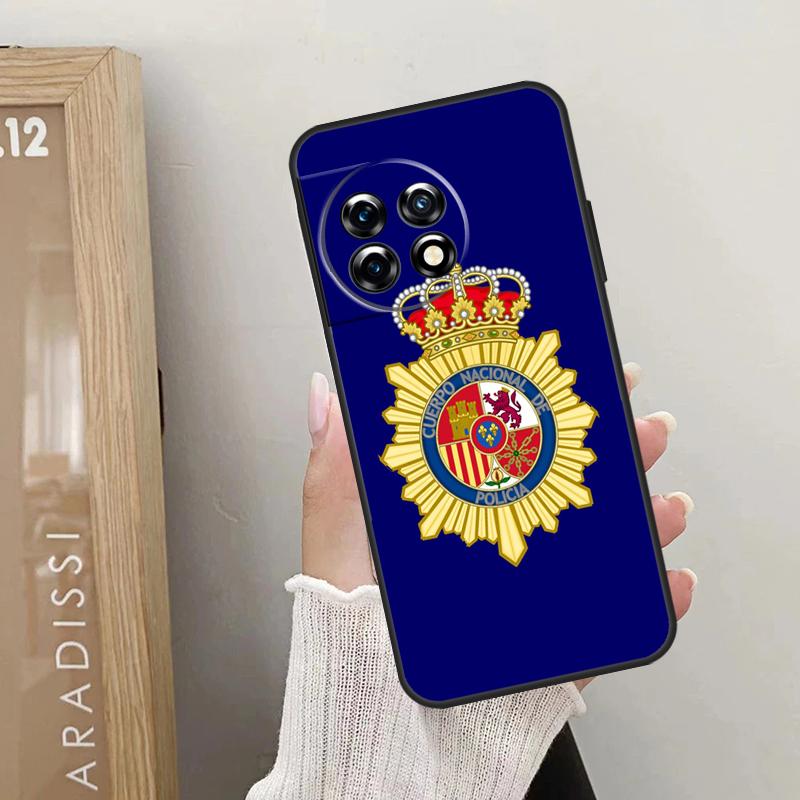 Spain National Police logo Case For OnePlus Nord CE 5 2 3 4 Lite N20 N30 OnePlus 15 13 12 10 R 13T 10T 11 9 10 Pro Cover