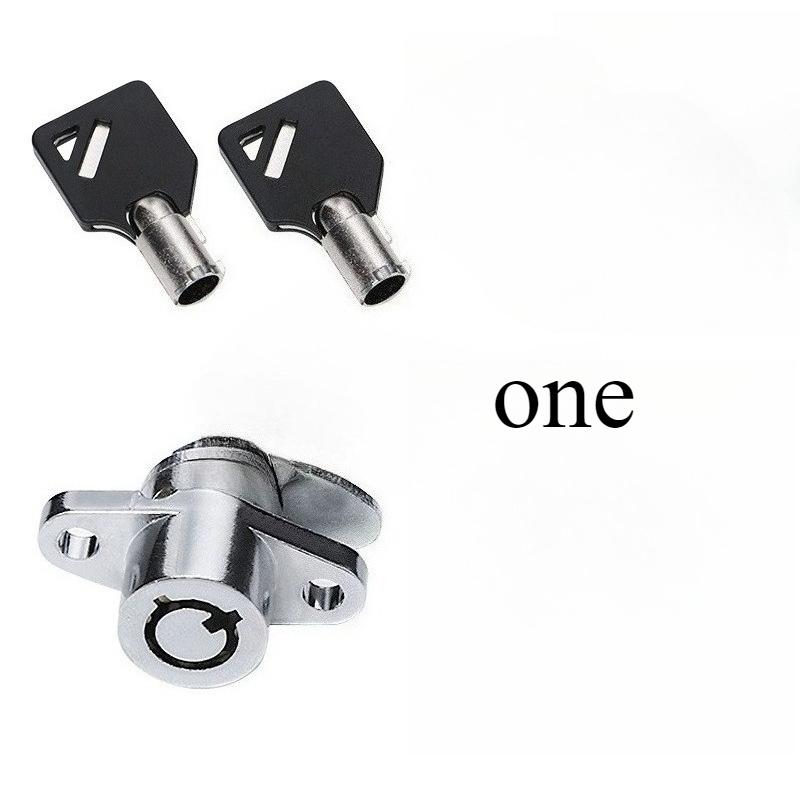 Motorcycle saddlebag lock set for Harley Davidson Big Glider Road King 1993-2013 side box lock core left right storage box lock electroplated 1