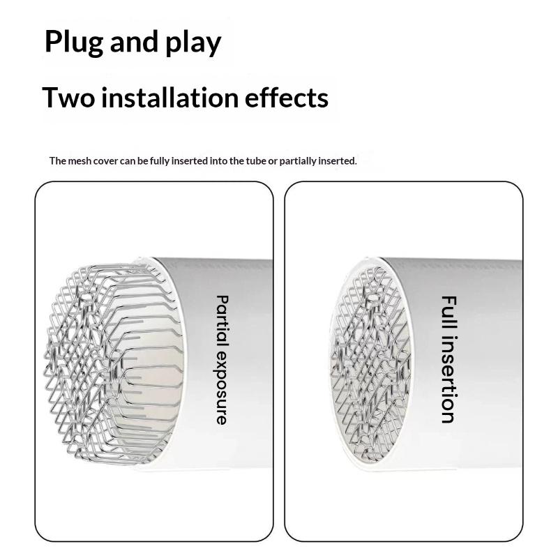 Stainless Steel Gutters Filter Mesh Outdoor Roof Floor Drain Anti-Blocking Balcony Drainage Grille Net Strainer Gutter Cover