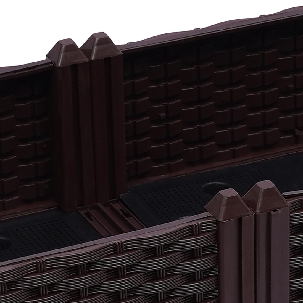 Raised Garden Bed, Large Planter Box, Raised Garden Bed Box Waterproof Strips for Placing on Balconies, Decks, Gardens, Backyard