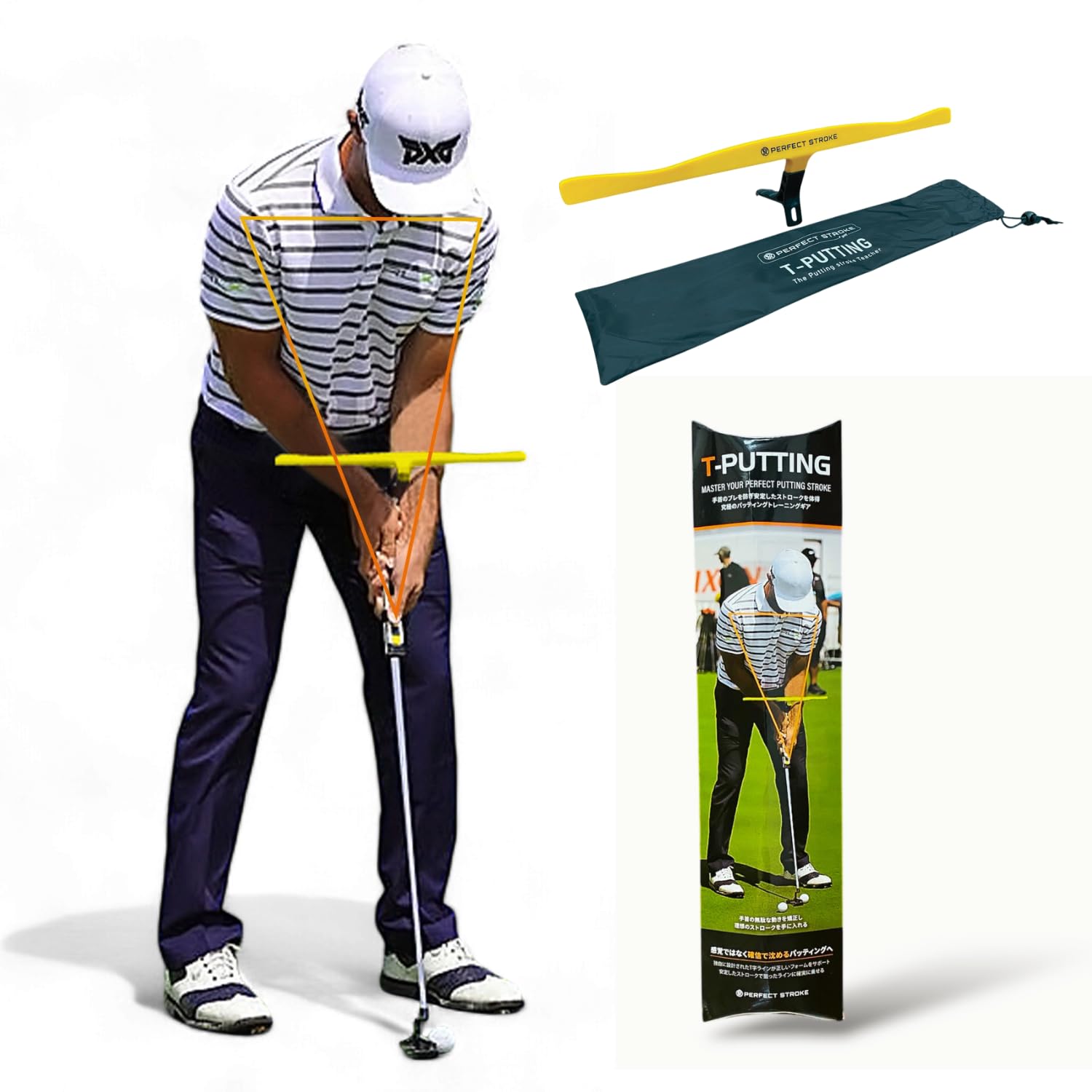 

Perfect Stroke Официально используется в Туре Практика патта Паттинг Паттинг Практика Точность Гольф Гарантия Ти Паттинг - Профи, Помощь, Практика, чёрный