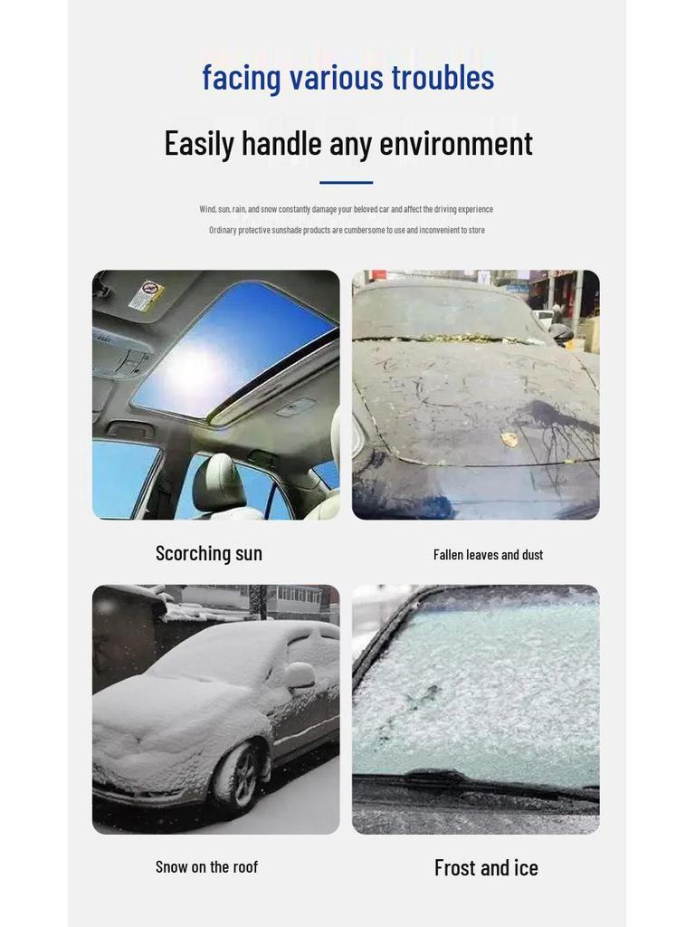 Jetour X70PLUS Car Cover: Thickened Sunshade, Heat Insulation & Rainproof Protection.