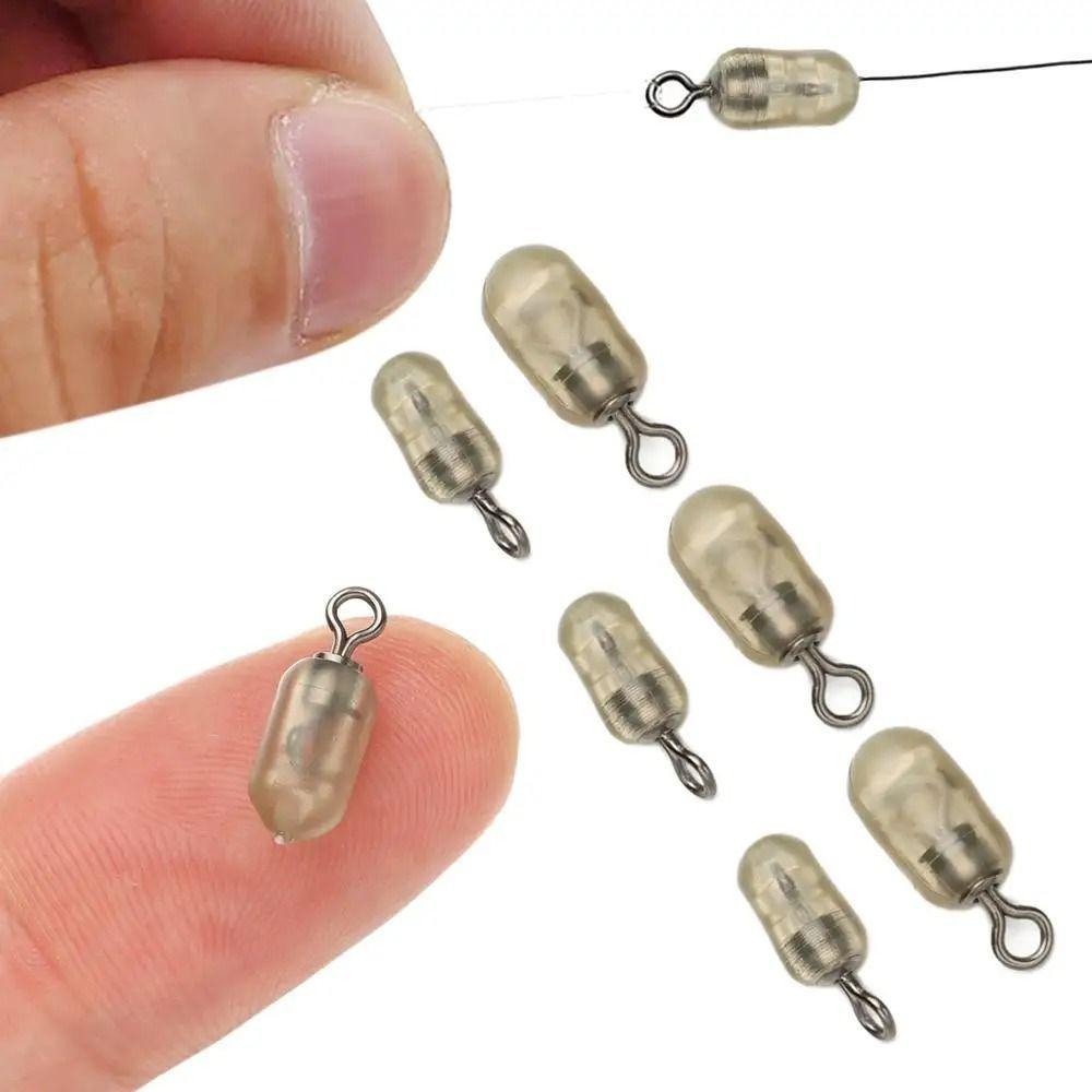 100pcs Fishing Swivel Stop Beads For Carp Quick Change Spinner Swivel Match Feeder Coarse Fishing Tackle Accessories