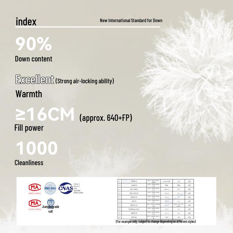 XueZhongFei Women's Stand Collar Embroidered Down Jacket