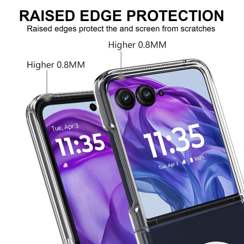 Für Motorola Razr 70 Ultra Magsafe Hülle Transparente Acryl Magnetische Abdeckung Für MOTO Razr Ultra 2026 Razr Plus+ Stoßfester Bumper