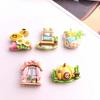 Resin Food Toy Bread DIY Hairpin & Dollhouse Ornaments Perler Beads Keychain Accessories