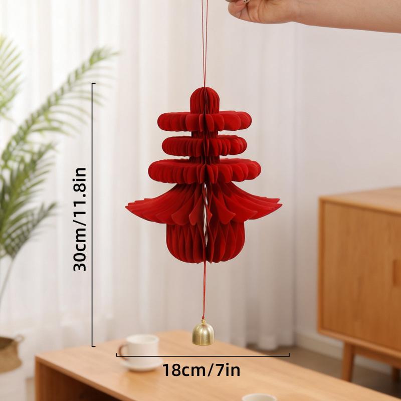 

2026 New Year Horse Year Chinese Style Wall Hanging Lantern Spring Festival Couplet Living Room Scene Layout Home Decorations