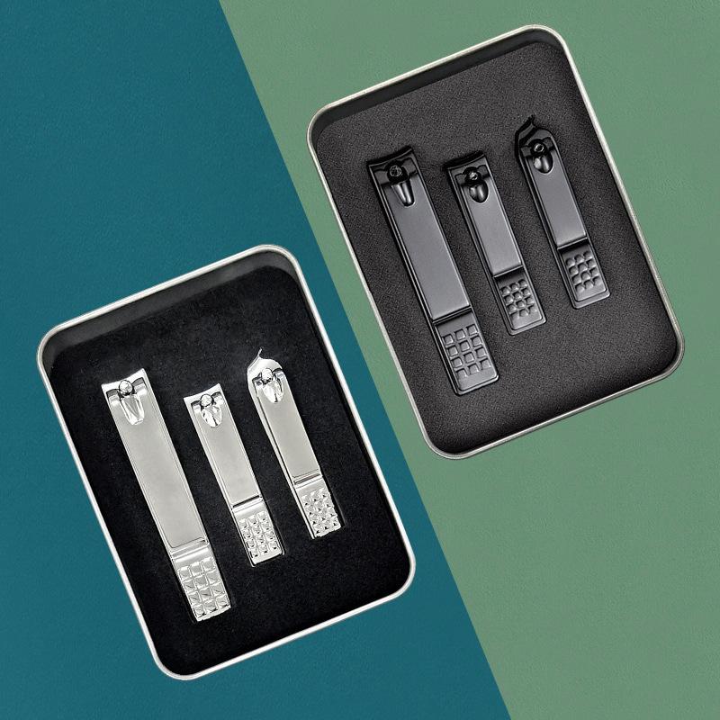 Stainless Steel Nail Clipper Set Full Set of Nail Clippers for Home Cut Toe Thick Nail Nail Diagonal Clippers Large Nail Clippers