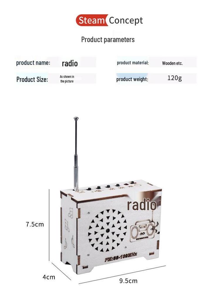 DIY Science Experiment Kits: Radios & Models for Kids' Gifts and Educational Projects