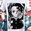 Chainsaw Man Power & Cute Cat Nyan Print T Shirt Women 2026 Summer White Fitted Tee Anime Streetwear Harajuku Loose Cotton