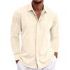 Camicia a maniche lunghe da uomo con colletto button-down   Camicia Camicia a maniche lunghe da uomo