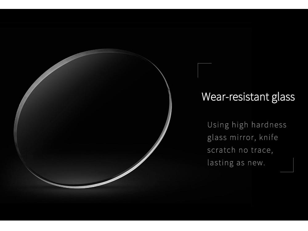 CRRJU 2150 Unisex Wasserdichte Mesh-Band Ausdrucksuhr