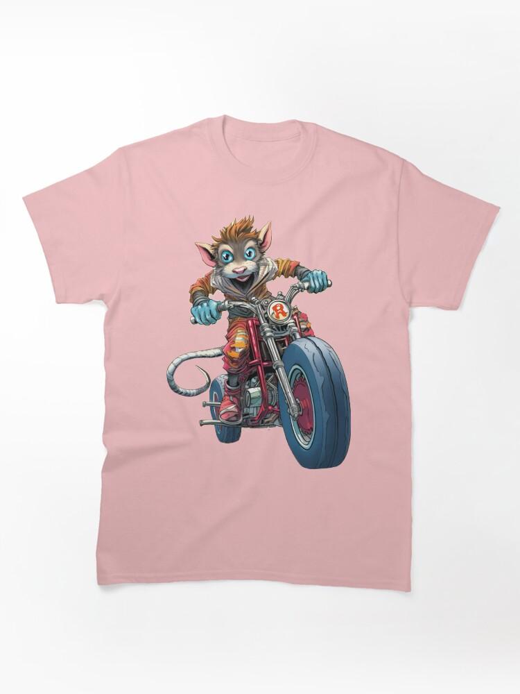 Biker Mice from Mars Rebel Biker Boy Rat Gang Rebels Book Illustration by Sarnia Classic T-Shirt