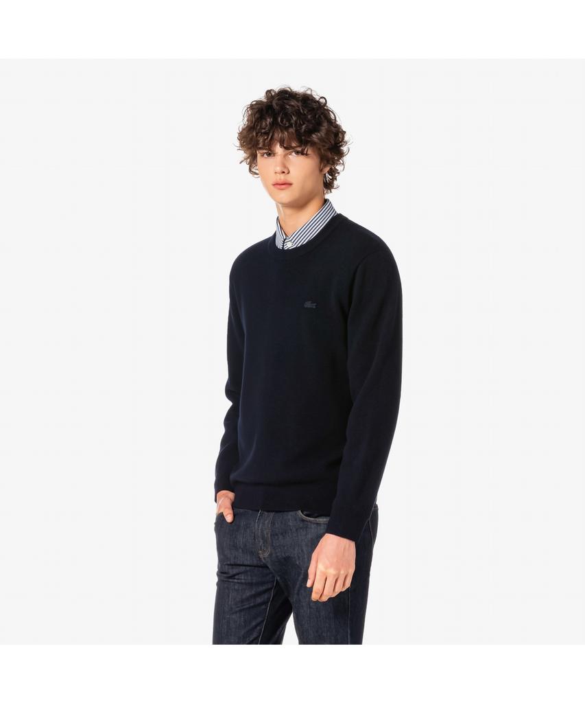 LACOSTE Men'S Basic Crew Neck Pullover Ah596E-55N Hde
