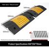 High-Quality Thickened Rubber Speed Bump for Road Safety