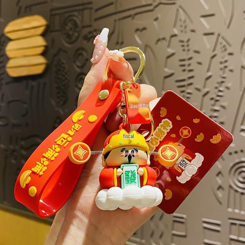 Handmade Resin God of Wealth Desktop Ornament: Attracts Prosperity and Creativity No Specification