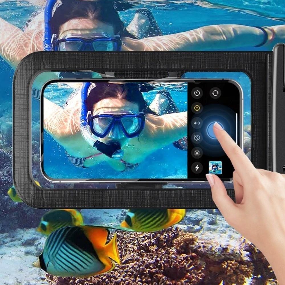 Fashion Adjustable Strap Waterproof Phone Pouch Lightweight Armband Dry Bag PVC Touch Screen PVC Storage Pack Pool