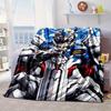 Robotic Warrior Design Blanket Flannel Blanket for Bed, Sofa, Camping, Hiking, Picnic Essentials, Gift for Family Fan Gifts