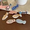 Cartoon Fish Bone Hairpin Geometry Dolphin Barrettes Creative Animal Hair Clip  Girls