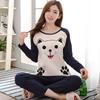 Long-sleeved Pajamas Trousers Large Size Cute Cartoon Pajamas Home Service Suit