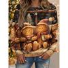 3D Print Christmas Snowman Sweatshirts Women Fashion Casual Streetwear O-Neck Hoodies Pullovers Harajuku Y2k Tops Woman Clothing