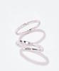 Dorocy Silver Moissanite All-Day Ring (2 Types) (Type A)