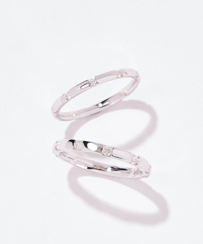 Dorocy Silver Moissanite All-Day Ring (2 Types) (Type A)