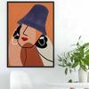 Nordic Figure Oil Painting Women Minimalist Abstract Art Canvas Painting Living Room Corridor Office Home Decoration Mural No Frame