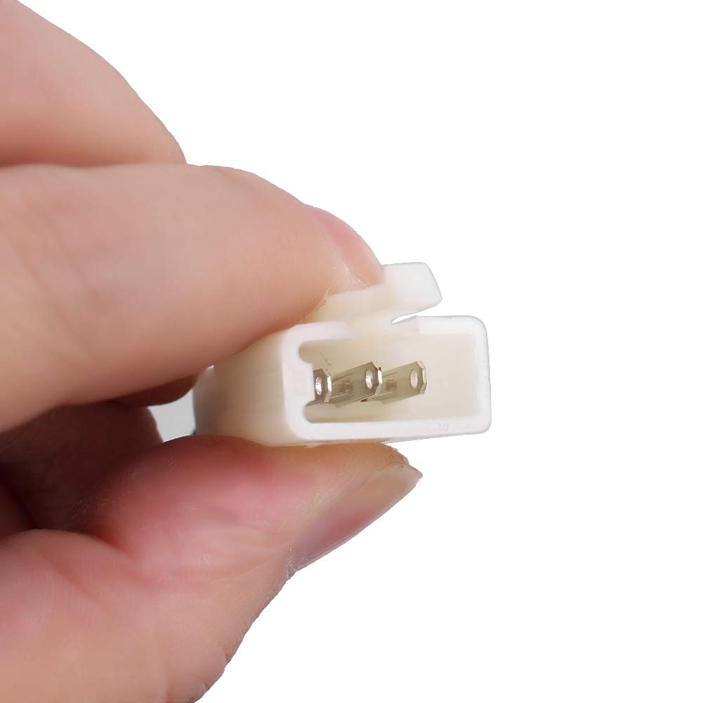 Qiilu Signal Flasher Turn Signal Flasher IC Turn Signal Relay Plastic Material 3 Pin